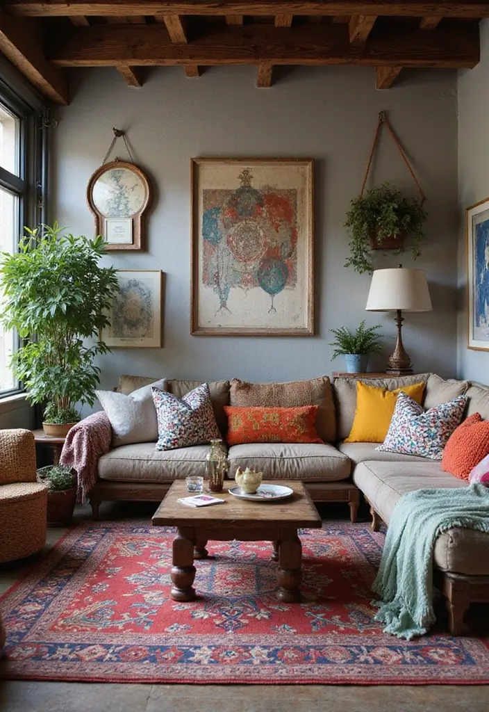 29 Industrial Bohemian Decor Inspirations with Edge - 4. Bohemian Style Textiles