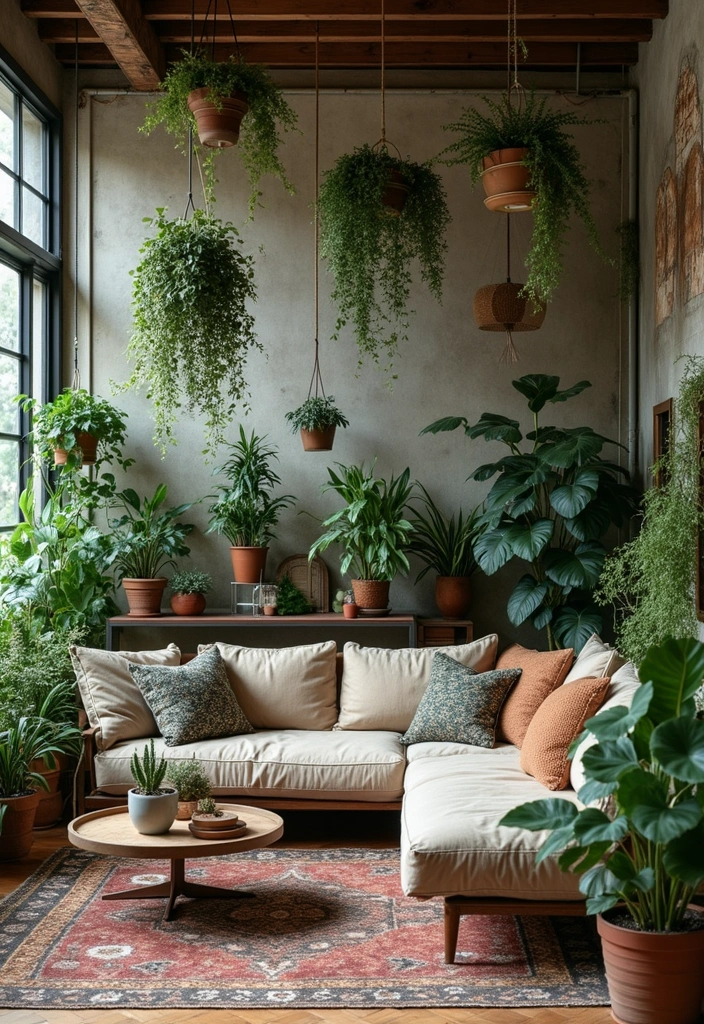 29 Industrial Bohemian Decor Inspirations with Edge - 6. Urban Greenery