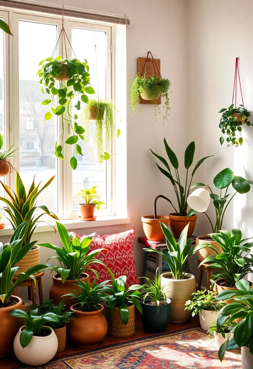 30+ Afro Bohemian Decor Inspirations for a Unique Home 10 30+ Afro Bohemian Decor Inspirations for a Unique Home - 10. Indoor Plants