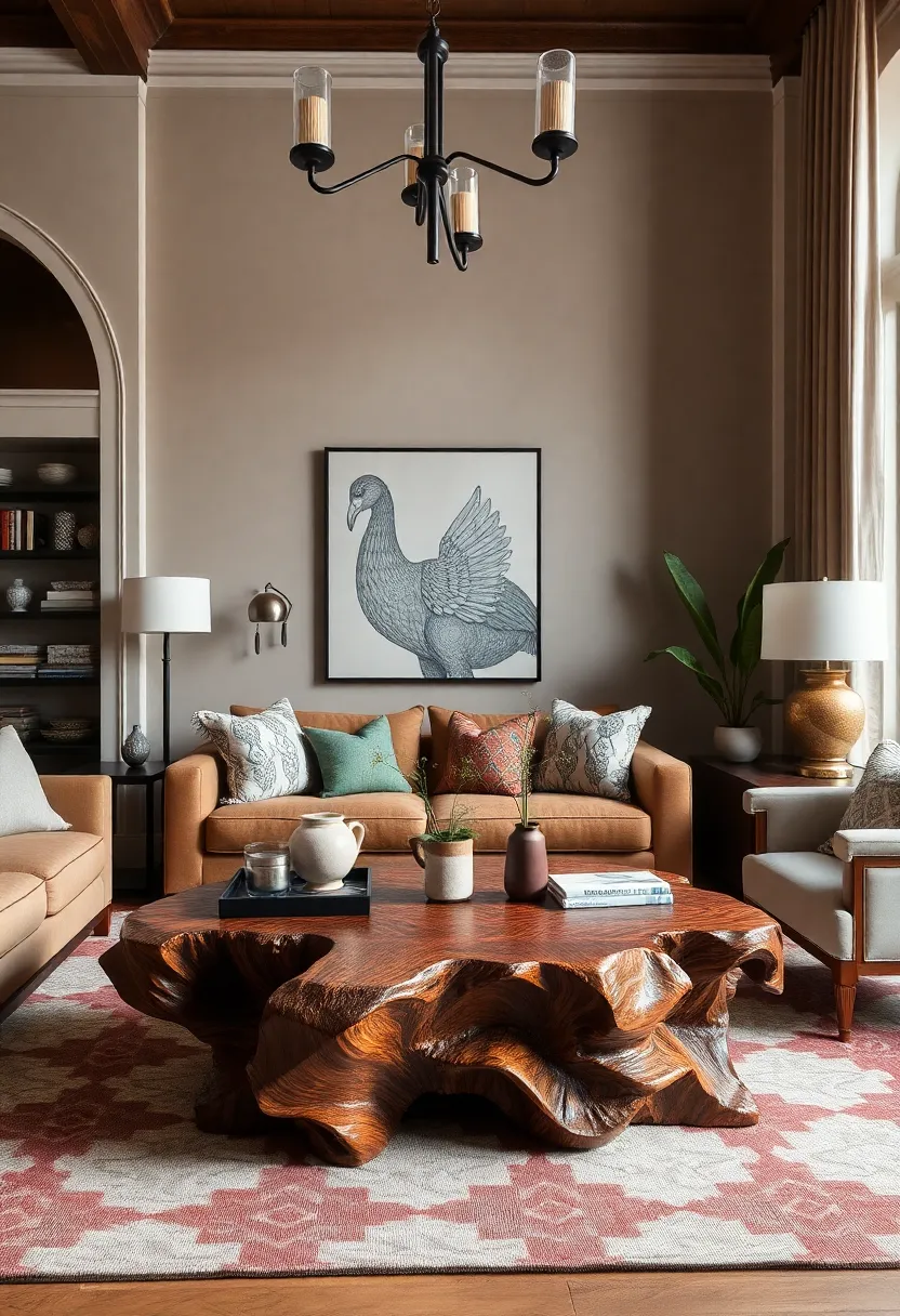 30+ Afro Bohemian Decor Inspirations for a Unique Home 12 30+ Afro Bohemian Decor Inspirations for a Unique Home - 12. Statement Furniture Pieces