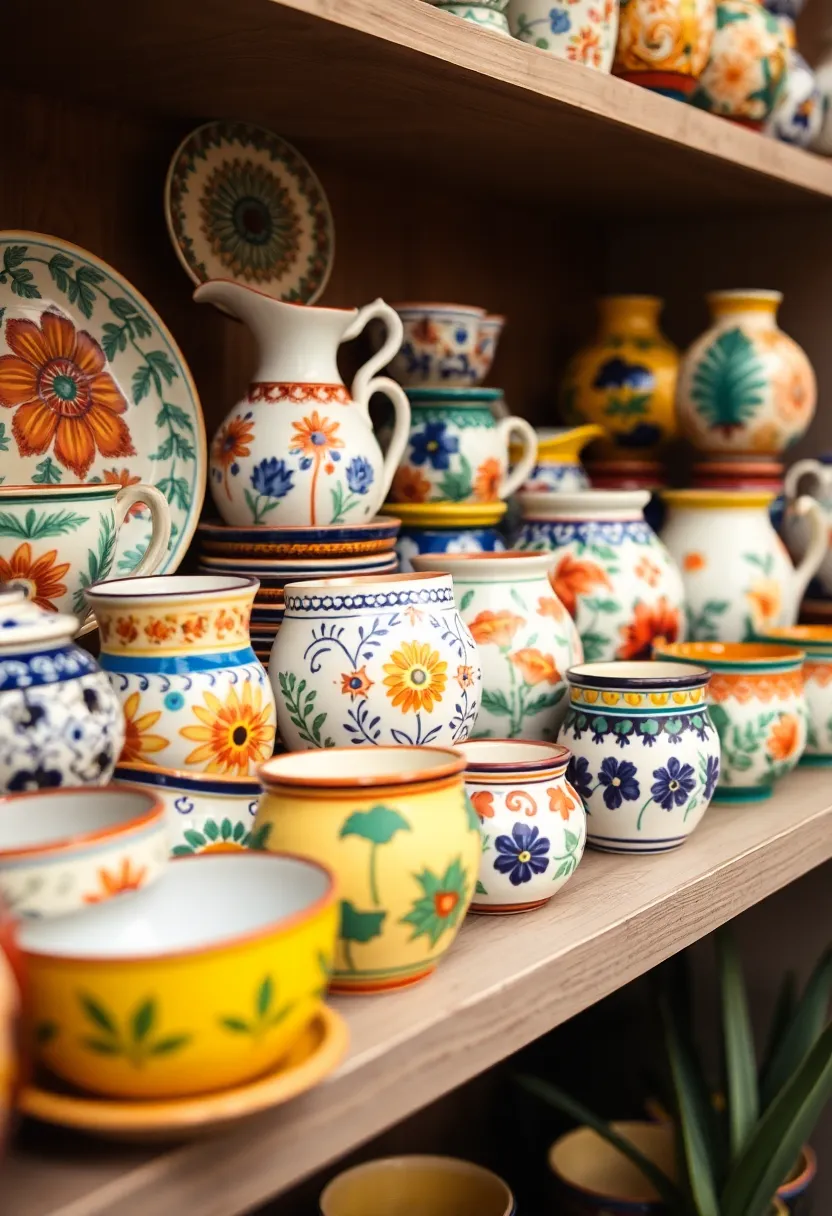 30+ Afro Bohemian Decor Inspirations for a Unique Home 15 30+ Afro Bohemian Decor Inspirations for a Unique Home - 15. Hand-painted Ceramics