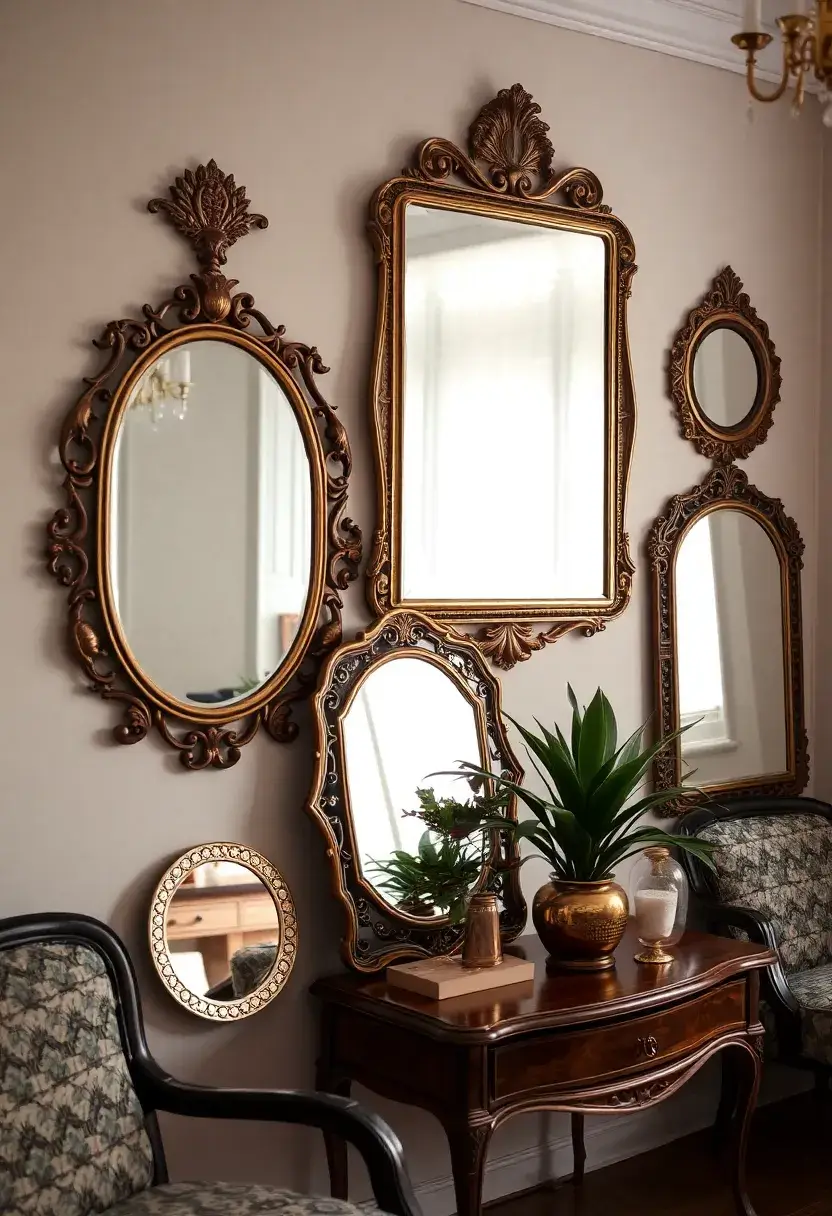 30+ Afro Bohemian Decor Inspirations for a Unique Home 18 30+ Afro Bohemian Decor Inspirations for a Unique Home - 18. Artistic Mirrors