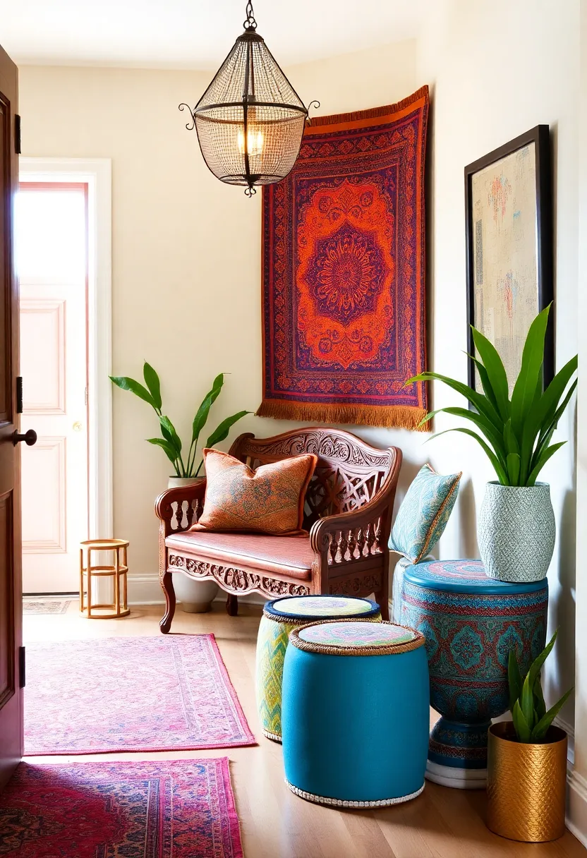 30+ Afro Bohemian Decor Inspirations for a Unique Home 23 30+ Afro Bohemian Decor Inspirations for a Unique Home - 23. Ethnic Furniture Accents
