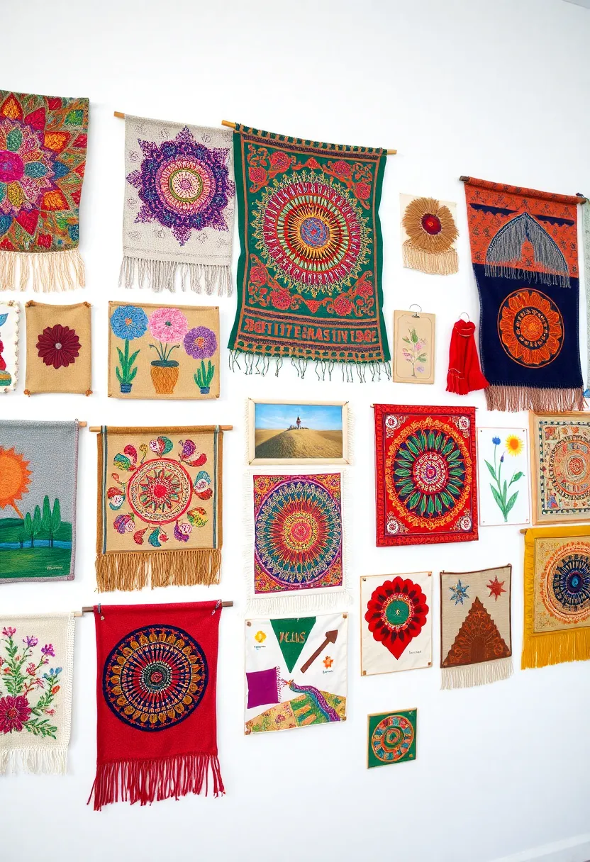 30+ Afro Bohemian Decor Inspirations for a Unique Home 24 30+ Afro Bohemian Decor Inspirations for a Unique Home - 24. Handmade Wall Art