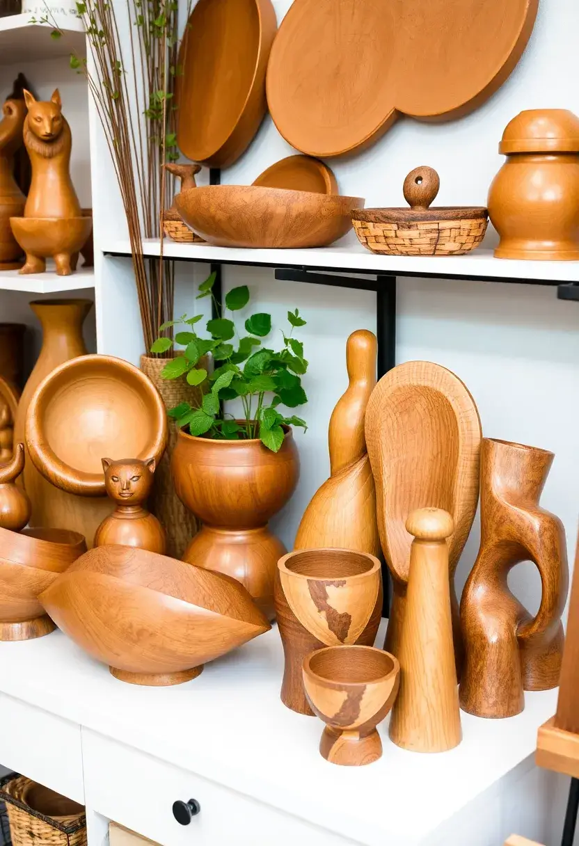 30+ Afro Bohemian Decor Inspirations for a Unique Home 27 30+ Afro Bohemian Decor Inspirations for a Unique Home - 27. Wooden Accents