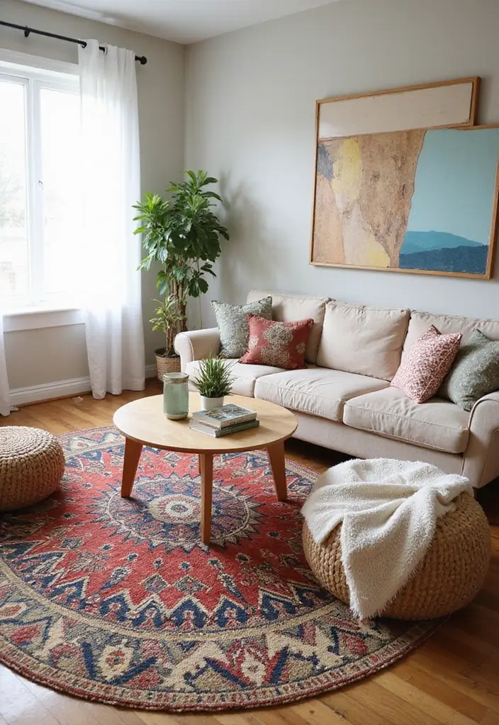 30+ Afro Bohemian Decor Inspirations for a Unique Home 3 30+ Afro Bohemian Decor Inspirations for a Unique Home - 3. Natural Fiber Rugs