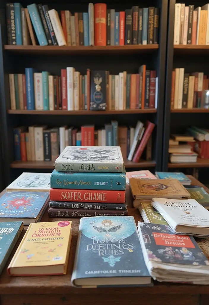 30+ Bohemian Decorating Ideas That Always Look Chic - 12. Creative Book Displays