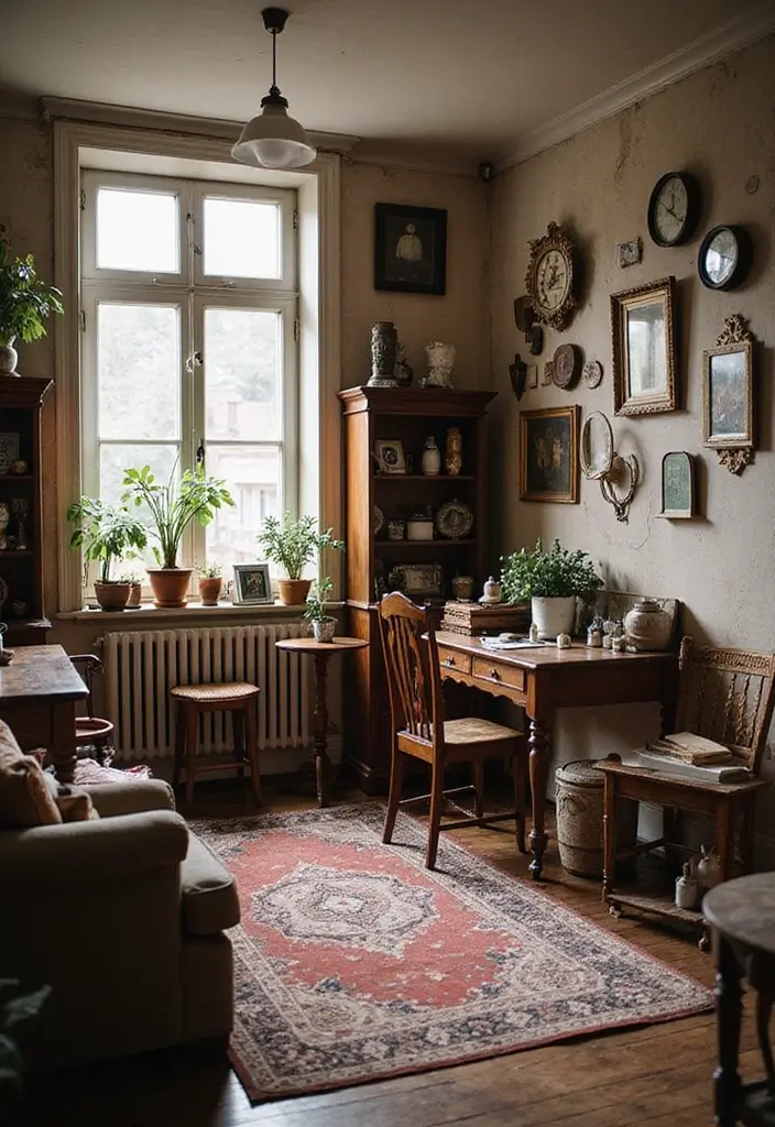 30+ Bohemian Decorating Ideas That Always Look Chic - 21. Vintage Finds