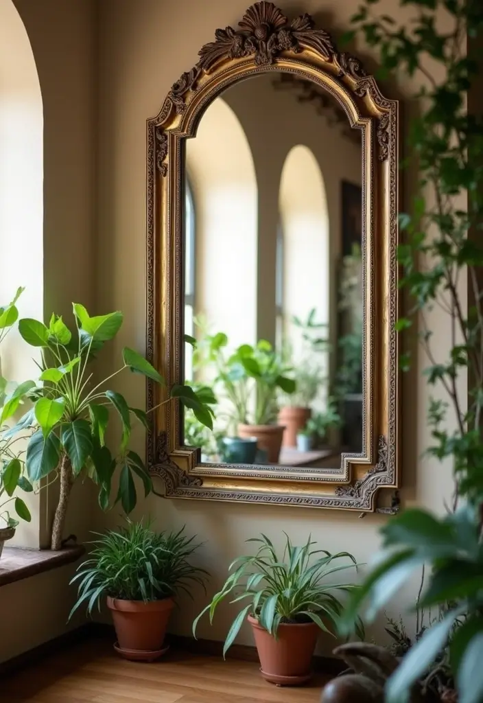 30+ Bohemian Furniture Ideas That Define the Space - 18. Glamorous Mirrors