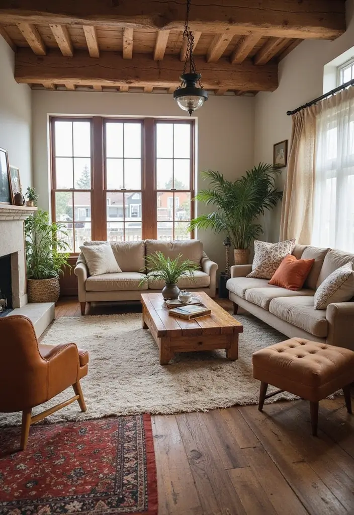 30+ Bohemian Furniture Ideas That Define the Space - 23. Open-Concept Furniture Arrangements