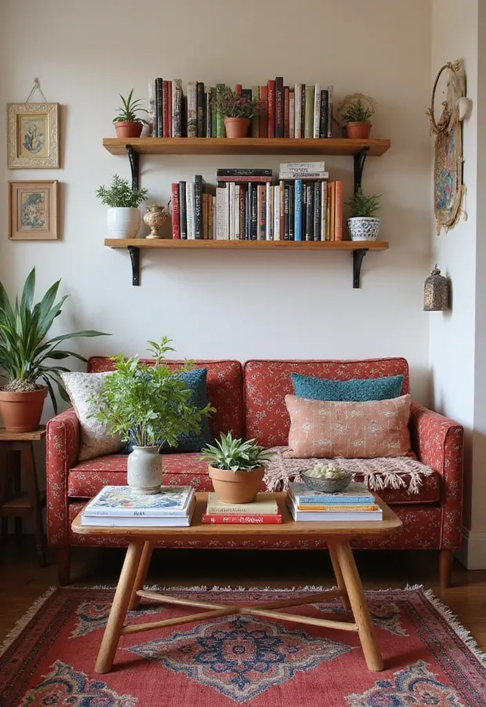 30+ Bohemian Furniture Ideas That Define the Space - 27. Quirky Accent Tables