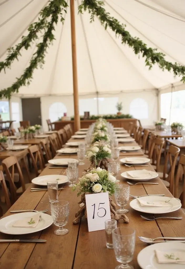 30+ Bohemian Tent Decor Ideas Perfect for Gatherings 29 30+ Bohemian Tent Decor Ideas Perfect for Gatherings - 29. Unique Table Numbers