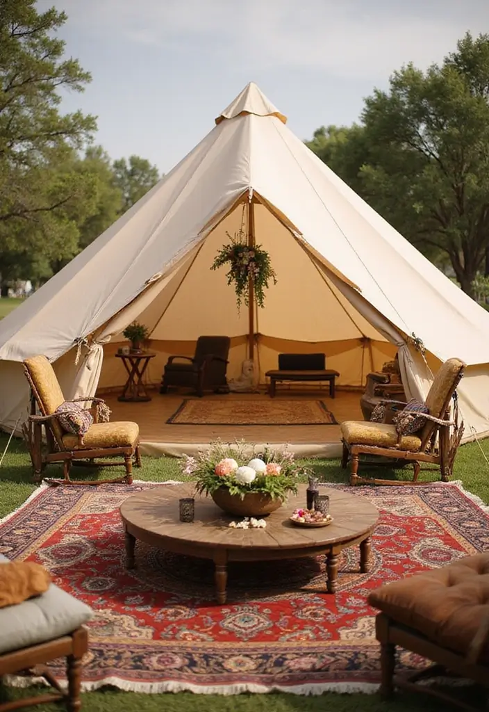 30+ Bohemian Tent Decor Ideas Perfect for Gatherings 30 30+ Bohemian Tent Decor Ideas Perfect for Gatherings - 30. Thematic Gatherings