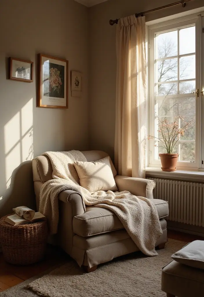 30+ Coastal Bohemian Bedroom Ideas You’ll Adore 14 30+ Coastal Bohemian Bedroom Ideas You’ll Adore - 14. Cozy Nooks for Relaxation