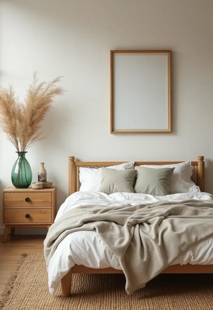 30+ Coastal Bohemian Bedroom Ideas You’ll Adore 17 30+ Coastal Bohemian Bedroom Ideas You’ll Adore - 17. Eco-Friendly Decor Choices