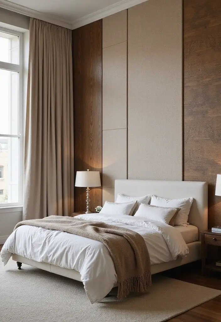 30+ Coastal Bohemian Bedroom Ideas You’ll Adore 25 30+ Coastal Bohemian Bedroom Ideas You’ll Adore - 25. Textured Wall Treatments