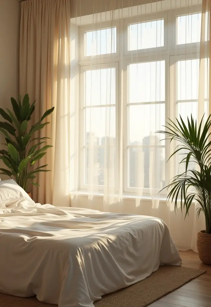 30+ Coastal Bohemian Bedroom Ideas You’ll Adore 29 30+ Coastal Bohemian Bedroom Ideas You’ll Adore - 29. Embrace the Natural Light