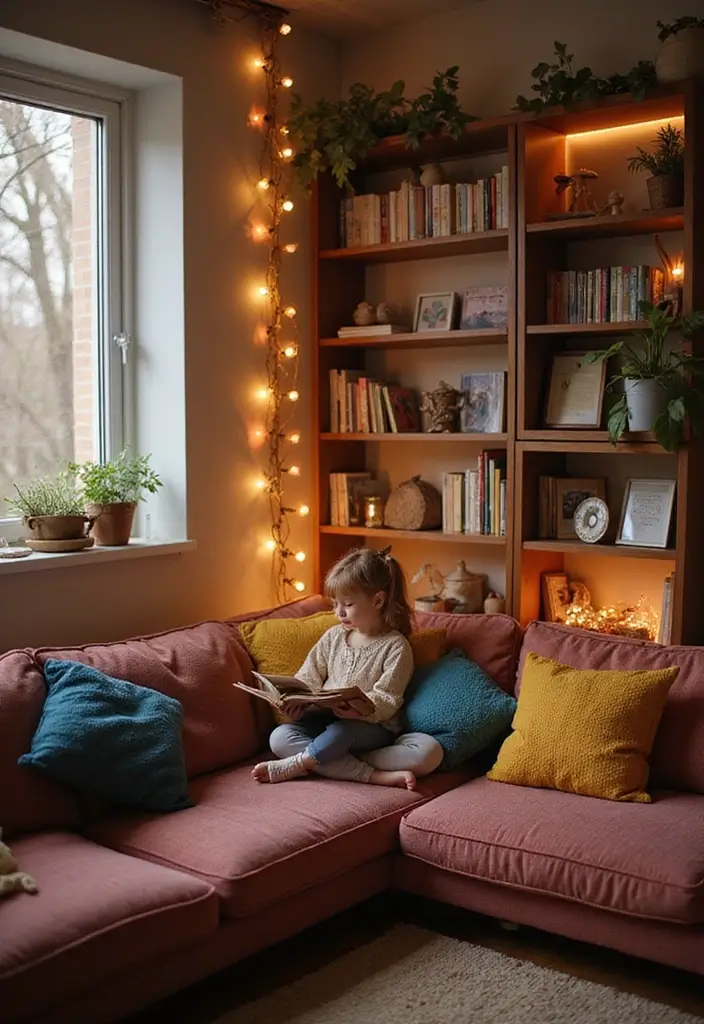 30+ Toca Boca Bohemian House Living Room Inspirations - 15. Magical Reading Nook