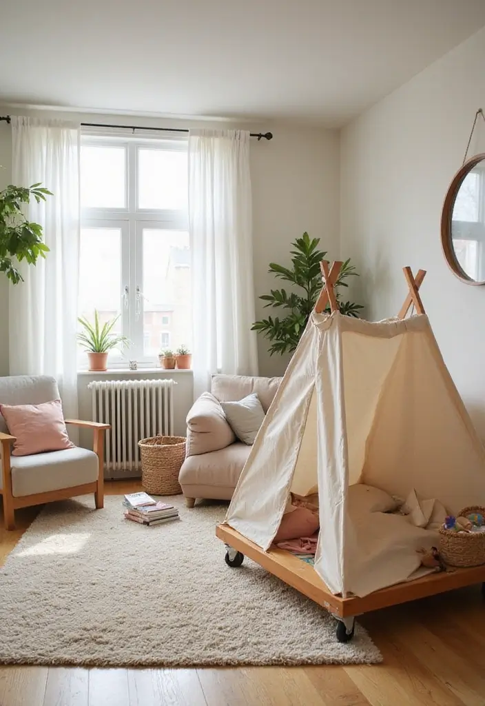 30+ Toca Boca Bohemian House Living Room Inspirations - 17. Mobile Play Zones