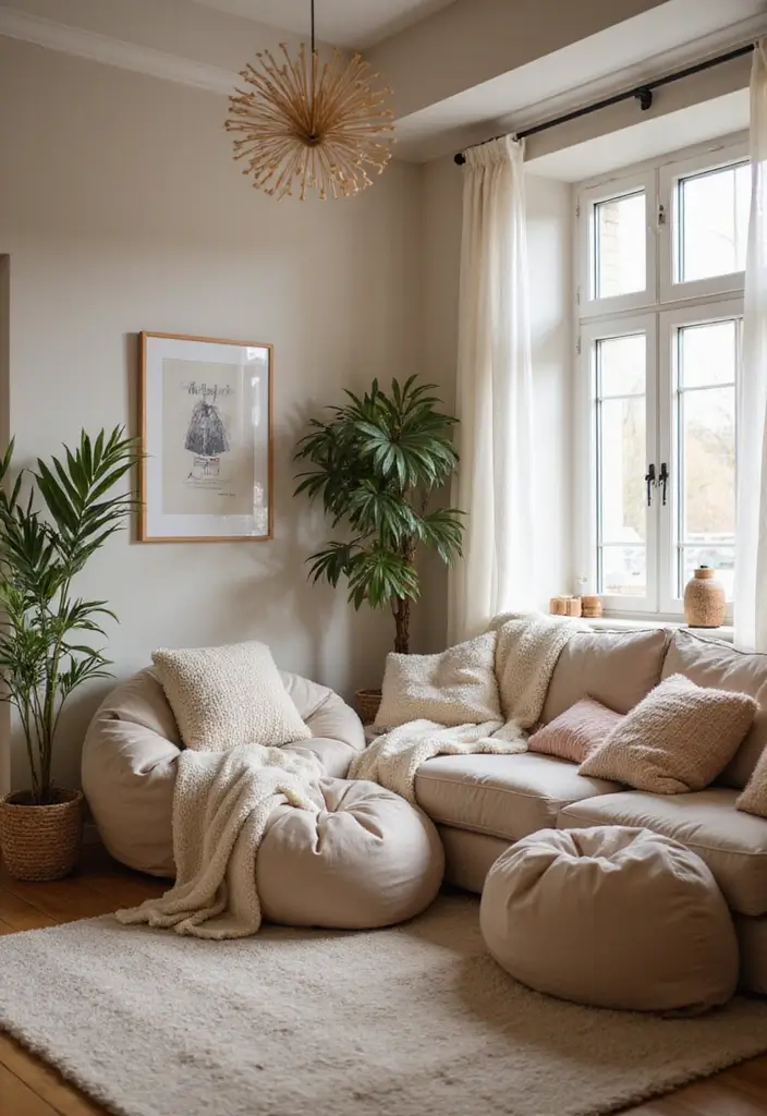 30+ Toca Boca Bohemian House Living Room Inspirations - 22. Comfortable Seating Areas