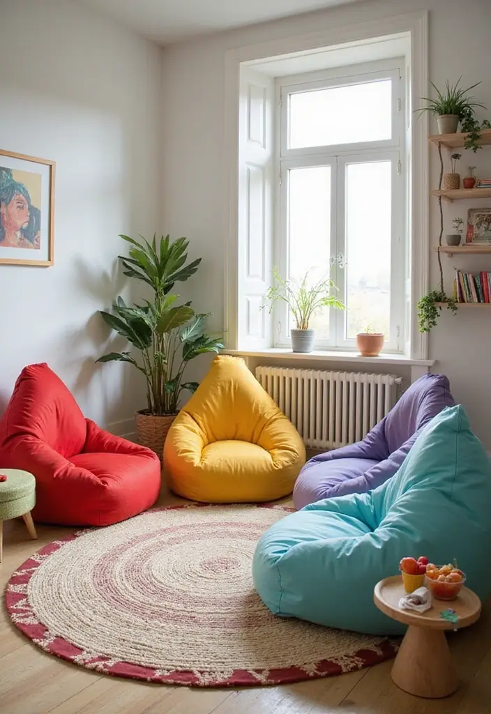 30+ Toca Boca Bohemian House Living Room Inspirations - 6. Playful Furniture