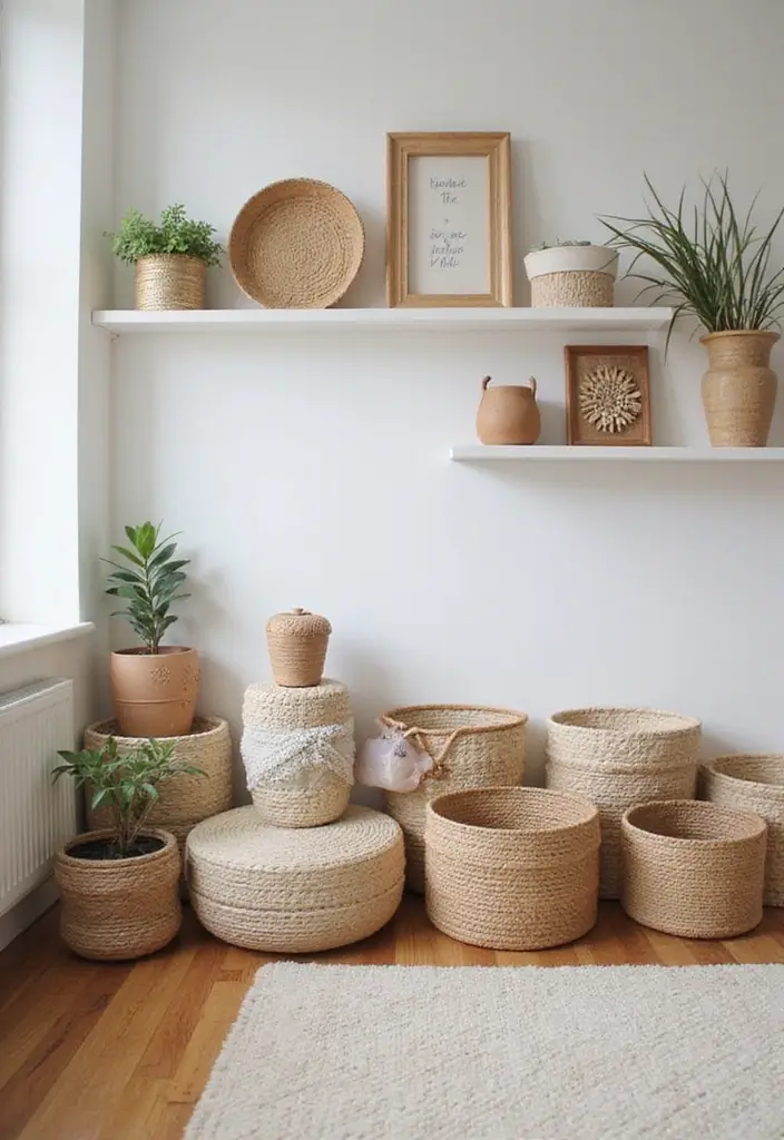 30+ Toca Boca Bohemian House Living Room Inspirations - 9. Creative Storage Solutions