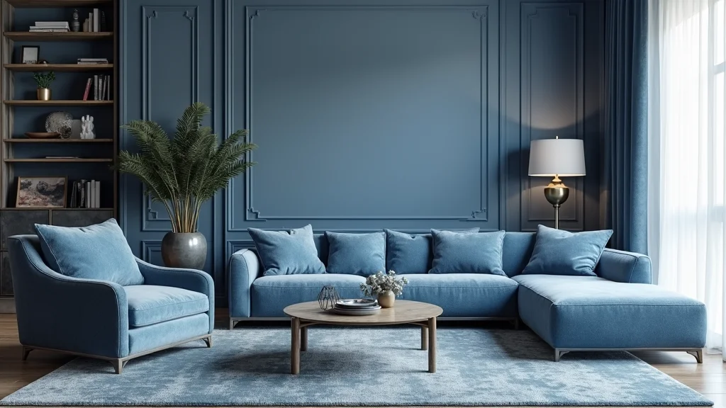 10 Blue and Silver Living Room Ideas for Cool Elegant Contrast