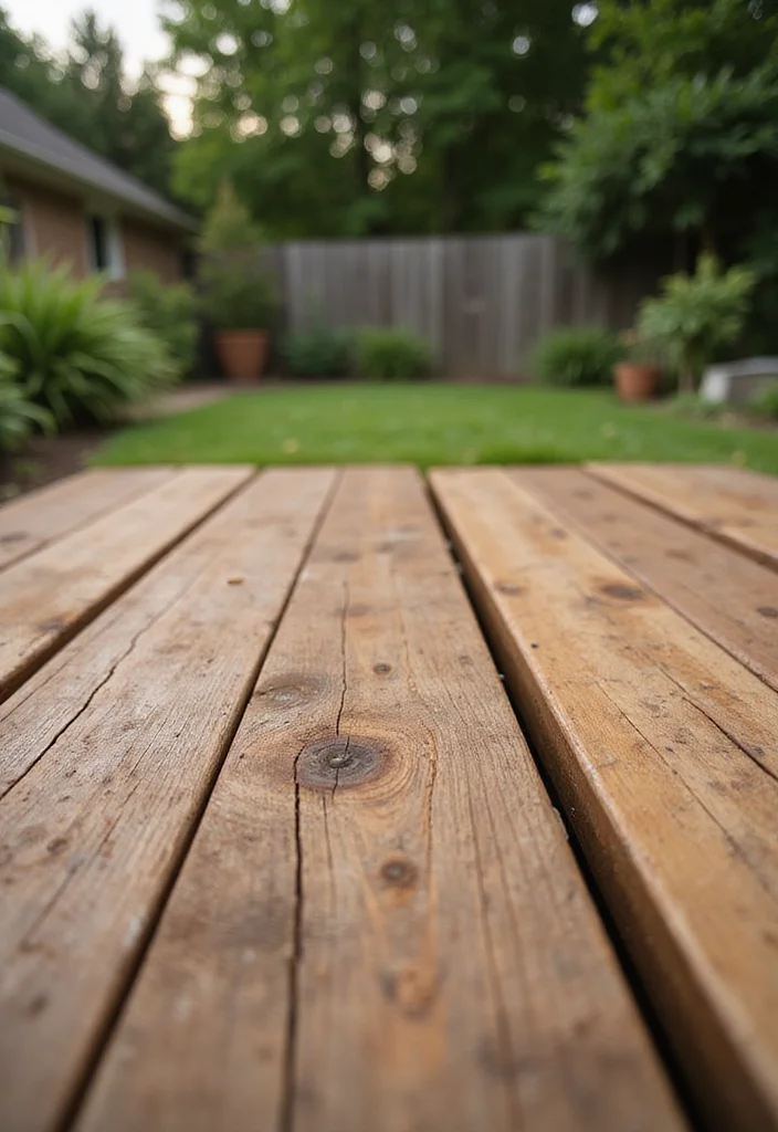 10 Cheap Backyard Flooring Ideas for Budget Outdoor Upgrades 1 10 Cheap Backyard Flooring Ideas for Budget Outdoor Upgrades - 1. Reclaimed Wood Decking