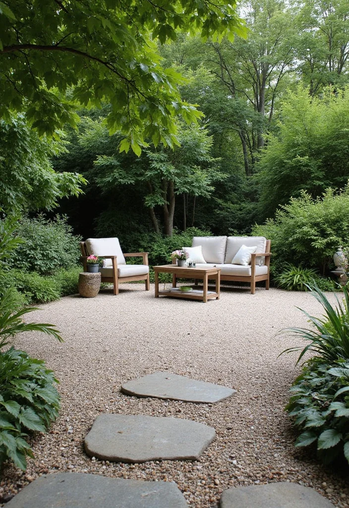 10 Cheap Backyard Flooring Ideas for Budget Outdoor Upgrades 12 10 Cheap Backyard Flooring Ideas for Budget Outdoor Upgrades - 2. Gravel Patios