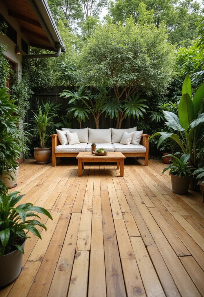 10 Cheap Backyard Flooring Ideas for Budget Outdoor Upgrades 78 10 Cheap Backyard Flooring Ideas for Budget Outdoor Upgrades - 8. Bamboo Flooring