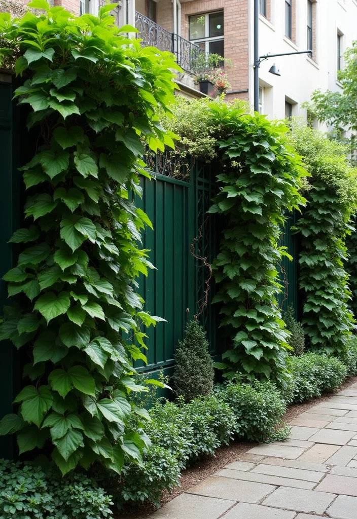 10 Condo Backyard Ideas for Practical Urban Outdoor Living 78 10 Condo Backyard Ideas for Practical Urban Outdoor Living - 8. Green Walls and Trellises