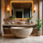 10 Onyx Bathroom Ideas for Bold Luxurious Style