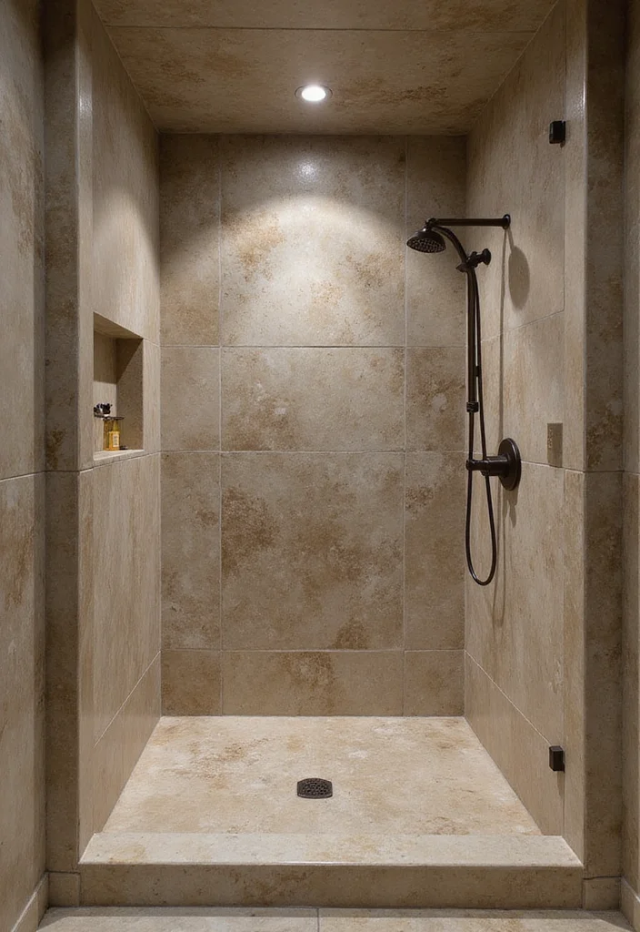 10 Onyx Bathroom Ideas for Bold Luxurious Style - 4. Spa-Like Onyx Shower