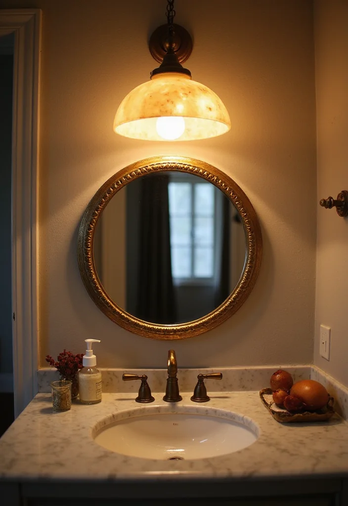 10 Onyx Bathroom Ideas for Bold Luxurious Style - 7. Onyx Lighting Fixtures