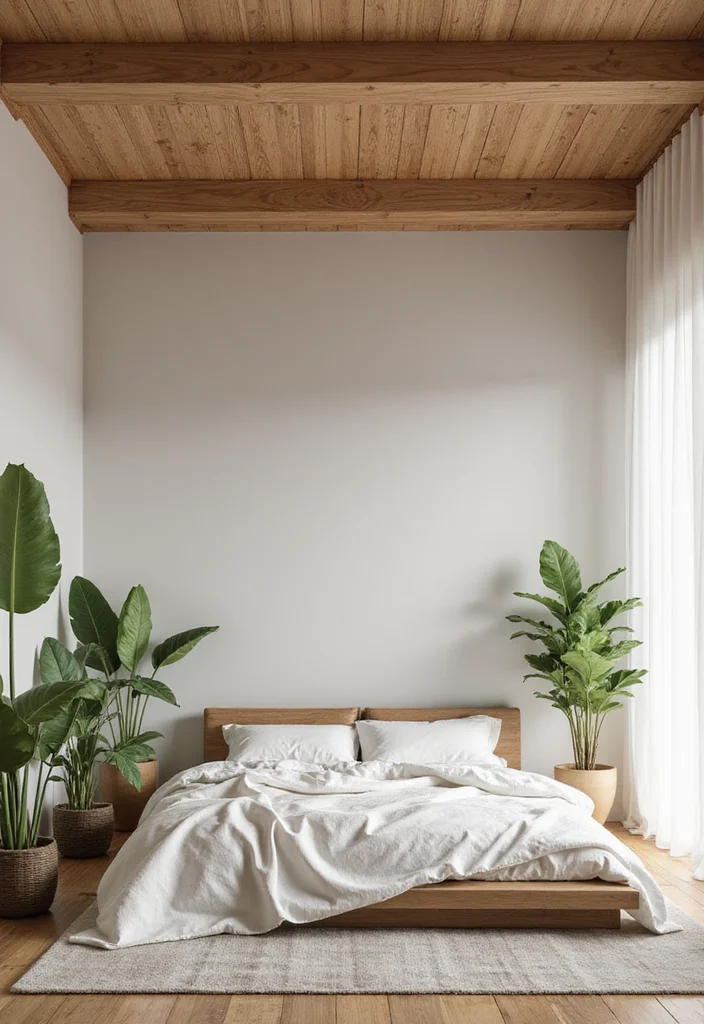 10 Tray Ceiling Ideas Bedroom for Added Visual Depth 23 10 Tray Ceiling Ideas Bedroom for Added Visual Depth - 3. Minimalist Natural Wood