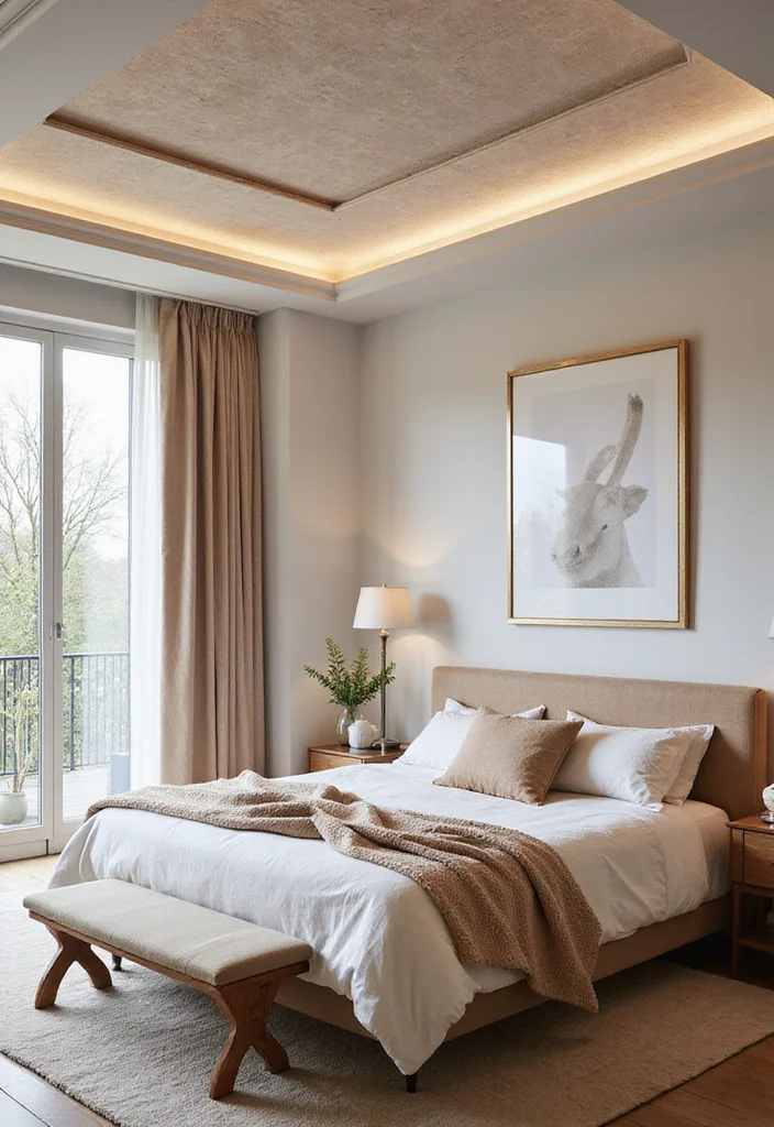 10 Tray Ceiling Ideas Bedroom for Added Visual Depth 78 10 Tray Ceiling Ideas Bedroom for Added Visual Depth - 8. Textured Ceiling Finishes