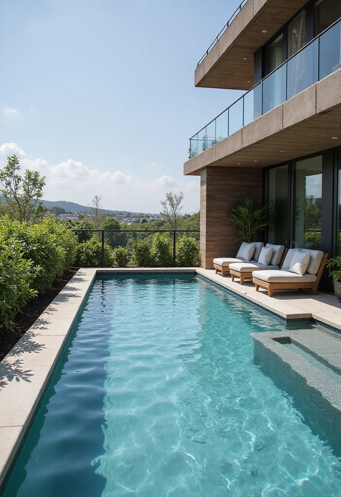 12 Backyard Pool Privacy Ideas for Secluded Relaxed Swimming - 9. Elevated Decking