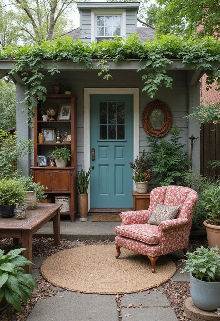 12 Backyard Studio Ideas for Functional Creative Space 111 12 Backyard Studio Ideas for Functional Creative Space - 11. Upcycled Furniture Studio