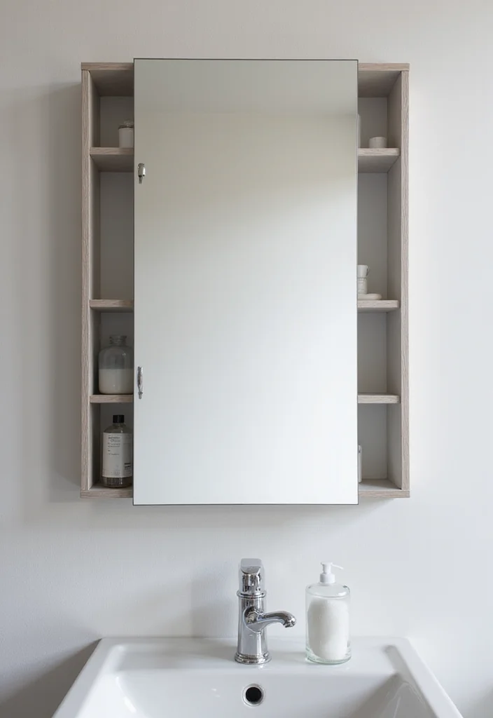 12 Bathroom Medicine Cabinet Ideas for Better Organization - 9. Multi-Functional Medicine Cabinet Mirror