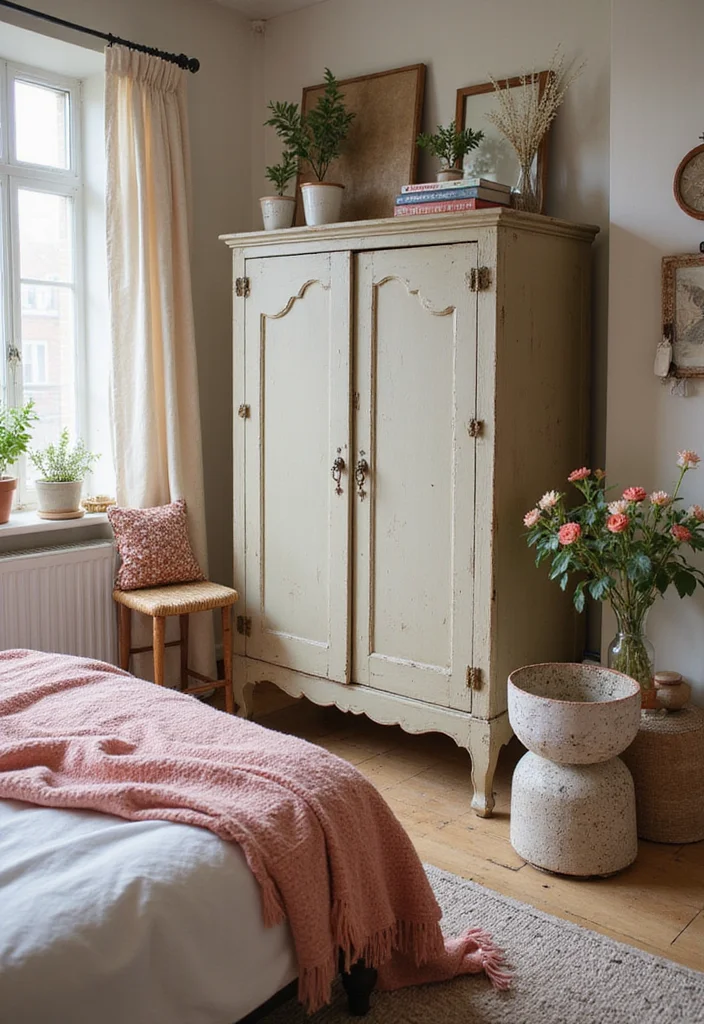 12 Bedroom Ideas With Wardrobe for Smart Integrated Storage - 8. Vintage Wardrobe Styles