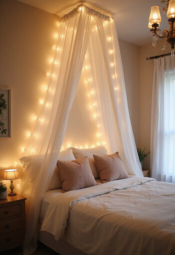 12 Cheap Bedroom Ideas for Easy Budget Home Refresh 23 12 Cheap Bedroom Ideas for Easy Budget Home Refresh - 3. DIY Bed Canopy