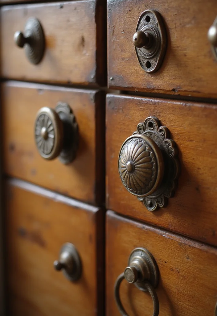 12 Colonial Kitchen Ideas for Classic Timeless Warmth 23 12 Colonial Kitchen Ideas for Classic Timeless Warmth - 3. Vintage Hardware