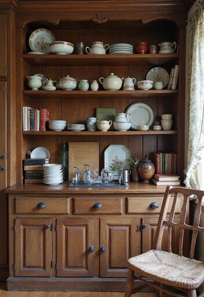 12 Colonial Kitchen Ideas for Classic Timeless Warmth 45 12 Colonial Kitchen Ideas for Classic Timeless Warmth - 5. Open Shelving