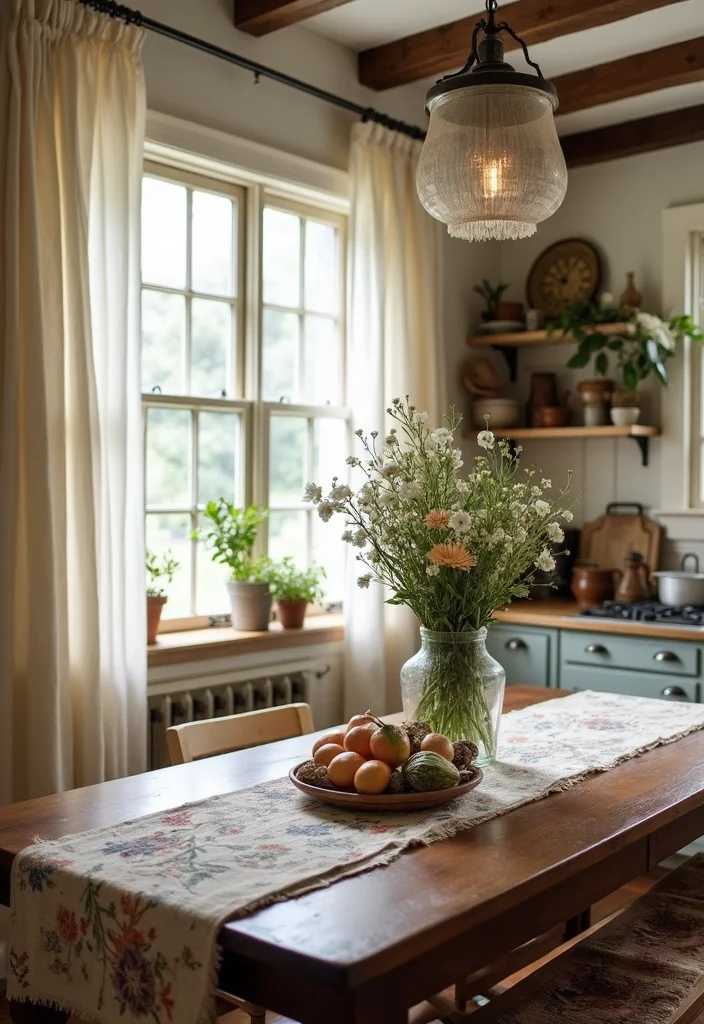 12 Colonial Kitchen Ideas for Classic Timeless Warmth 78 12 Colonial Kitchen Ideas for Classic Timeless Warmth - 8. Textured Fabrics