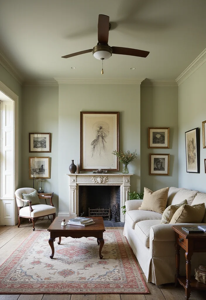 12 Colonial Living Room Ideas for Classic American Style - 7. Eco-Friendly Paint Choices