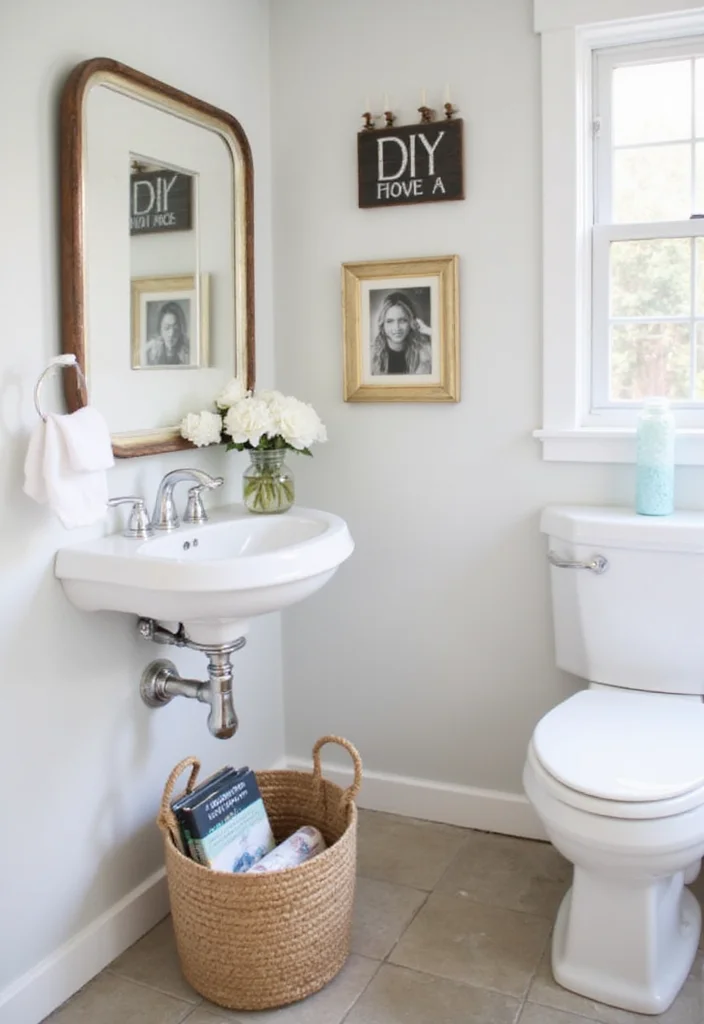 12 Country Style Bathroom Ideas for Cozy Rustic Charm - 11. Personal Touches