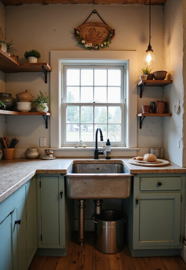 12 Farmhouse Kitchen Sink Ideas for Functional Rustic Style - 10. Rustic Wall-Mounted Sinks