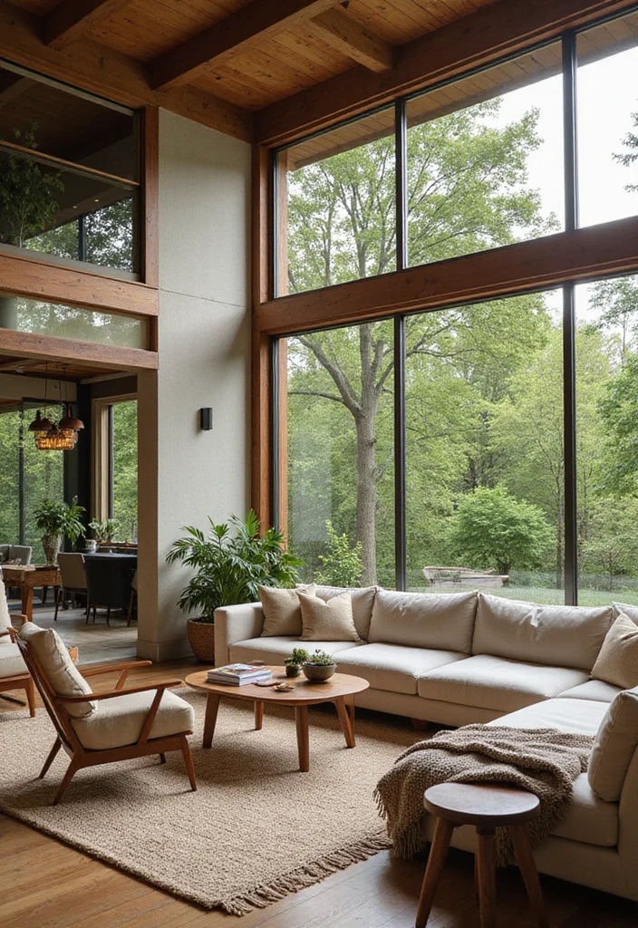 12 Florida Living Room Ideas for Bright Airy Comfort - 11. Incorporate Outdoor Elements