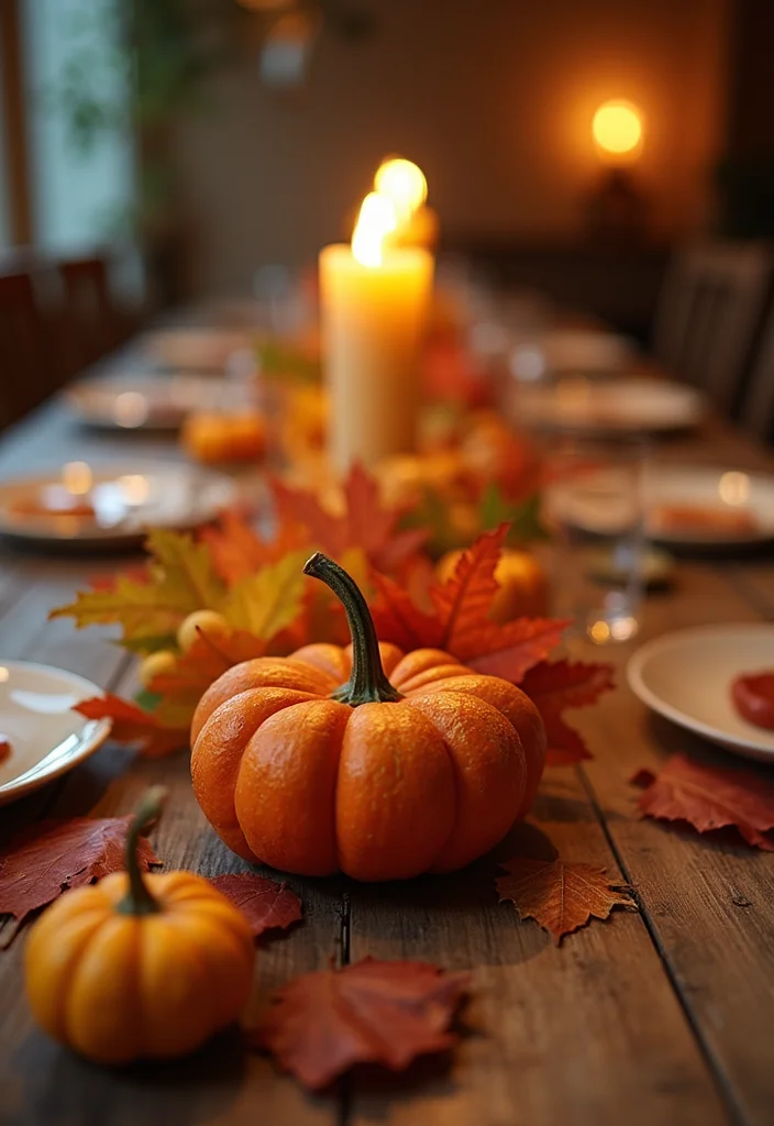12 Halloween Kitchen Decor Ideas for Fun Seasonal Touches - 1. Whimsical Pumpkin Centerpieces