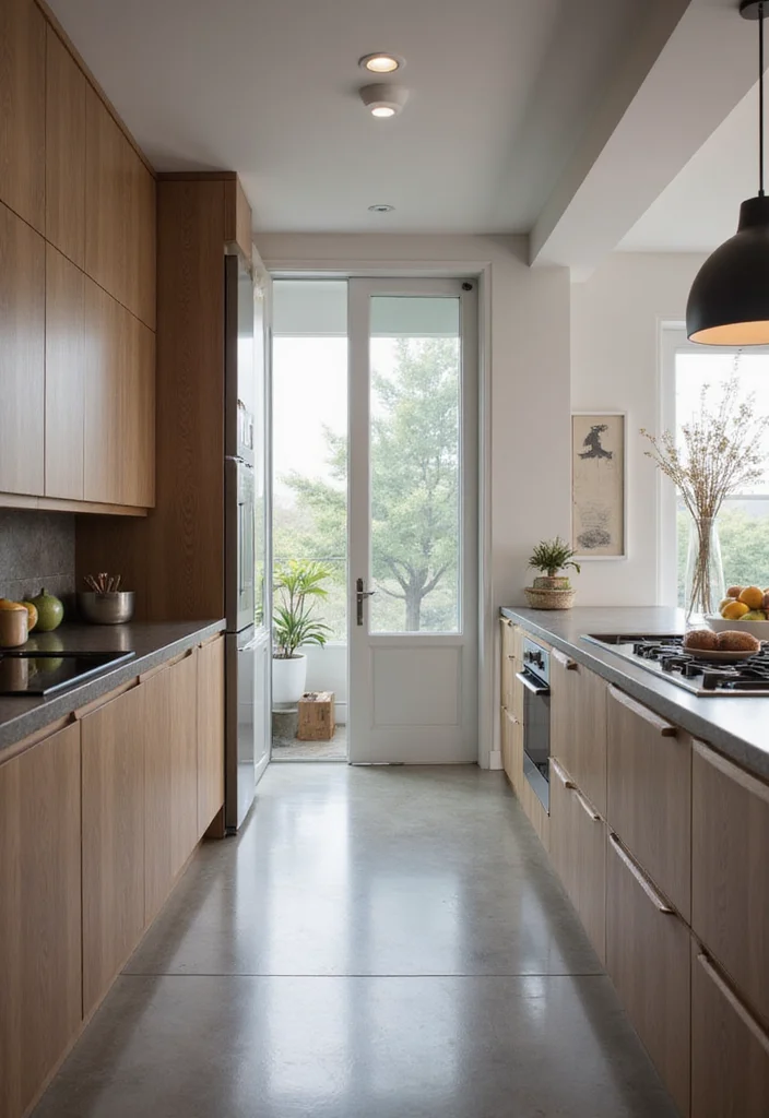 12 Kitchen Back Door Ideas for Practical Efficient Layouts - 12. Smart Back Door Features